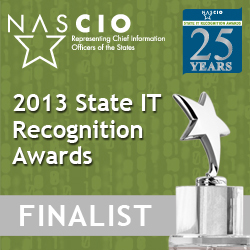 NASCIO 2013 State IT Recognition Awards Finalist